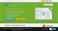 Desktop Screenshot of opencartmanager.com