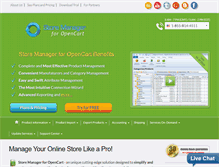 Tablet Screenshot of opencartmanager.com